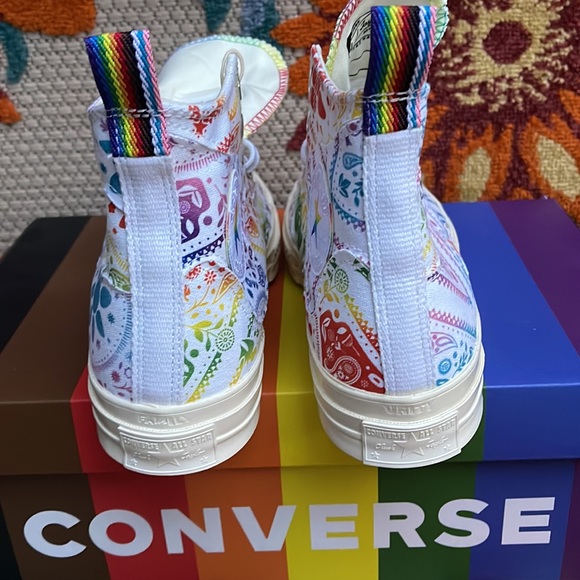 Converse A02266C All Star 
CHUCK Taylor 70 HI
WHITE/UNIVERSITY RED Men’ sneakers - Picture 14 of 16